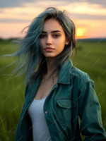 thoughtful-young-female-with-blue-hair-looking-at-camera-dressed-in-trendy-jacket-standing-in-green_662214-260590