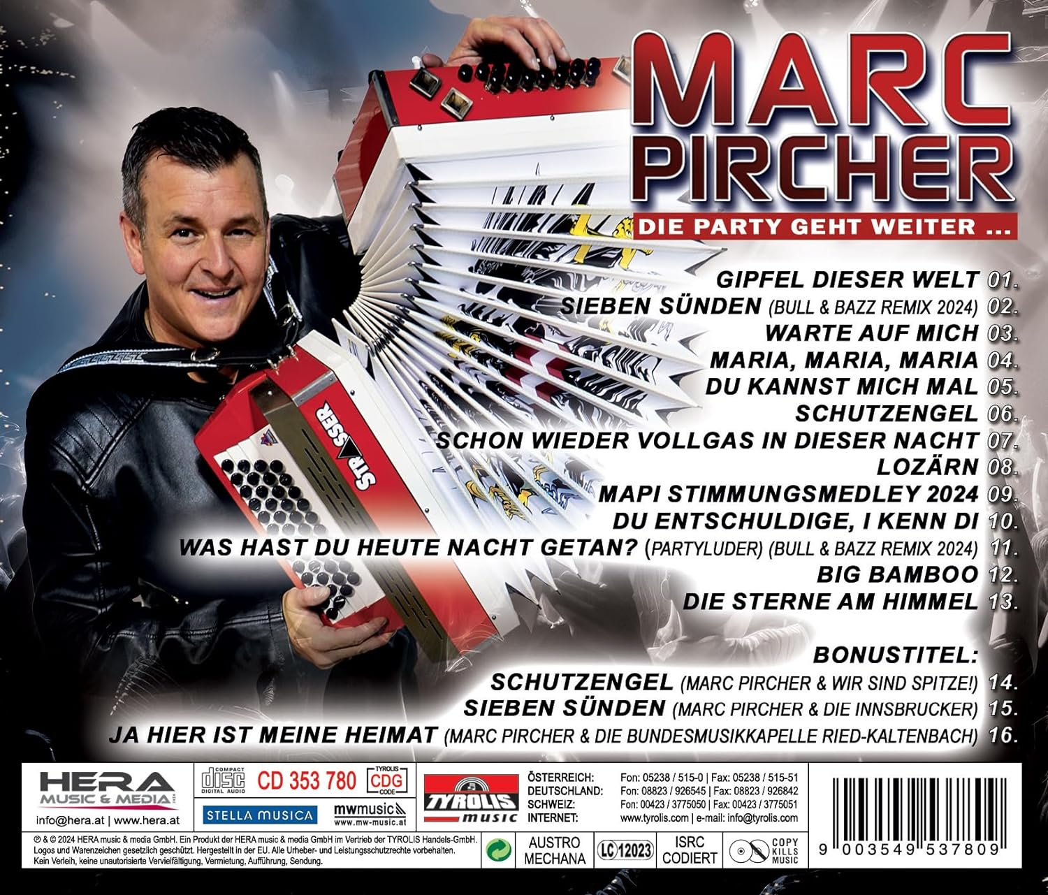 Marc Pircher - Die Party geht weiter... 20 Jahre Sieben Sünden (2024) 
