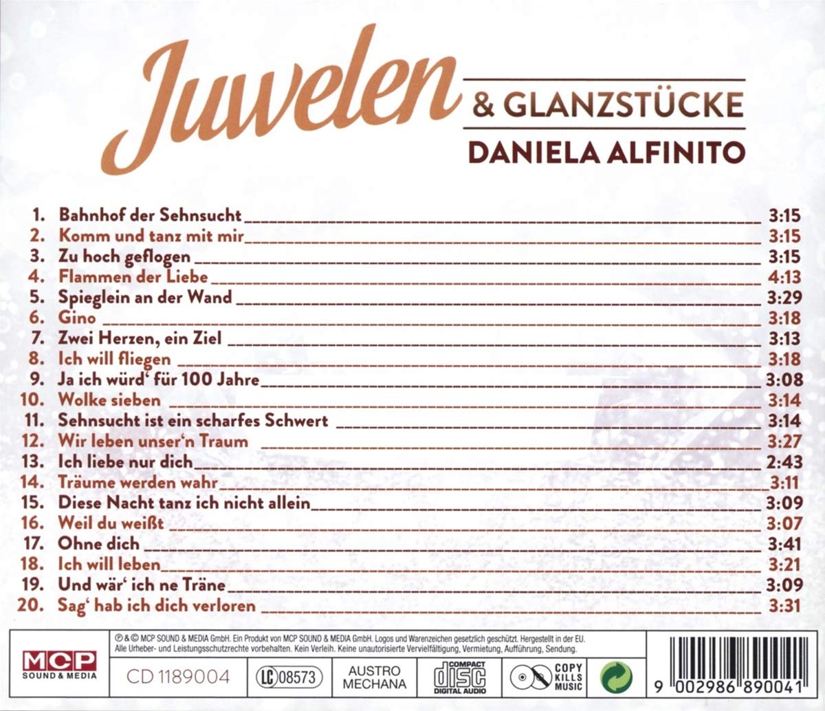 Daniela Alfinito - Juwelen & Glanzstücke (2019)