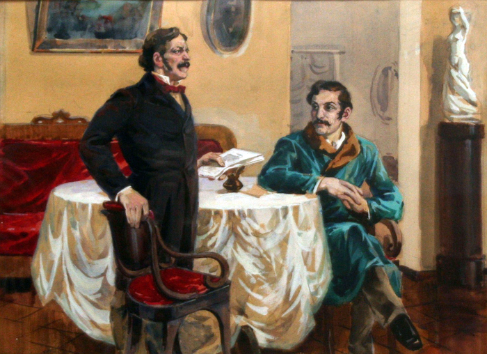 Встреча Огарева с Одоевским