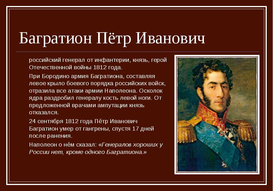 Фотографии Полководцев 1812 Года