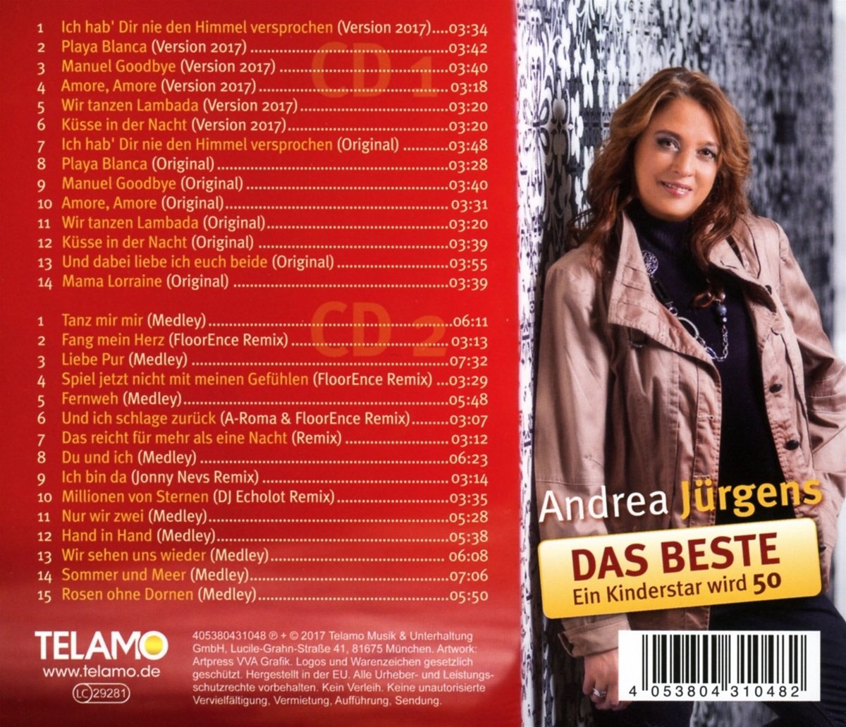 Andrea Jürgens - Das Beste - Ein Kinderstar wird 50 (2017)